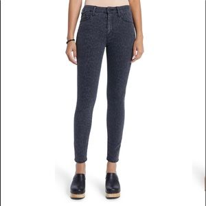 MOTHER TOM CAT High wasted looker ankle jeans
